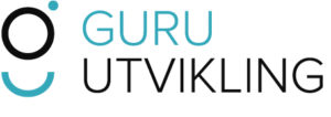 bildet viser logo for Guru Utvikling