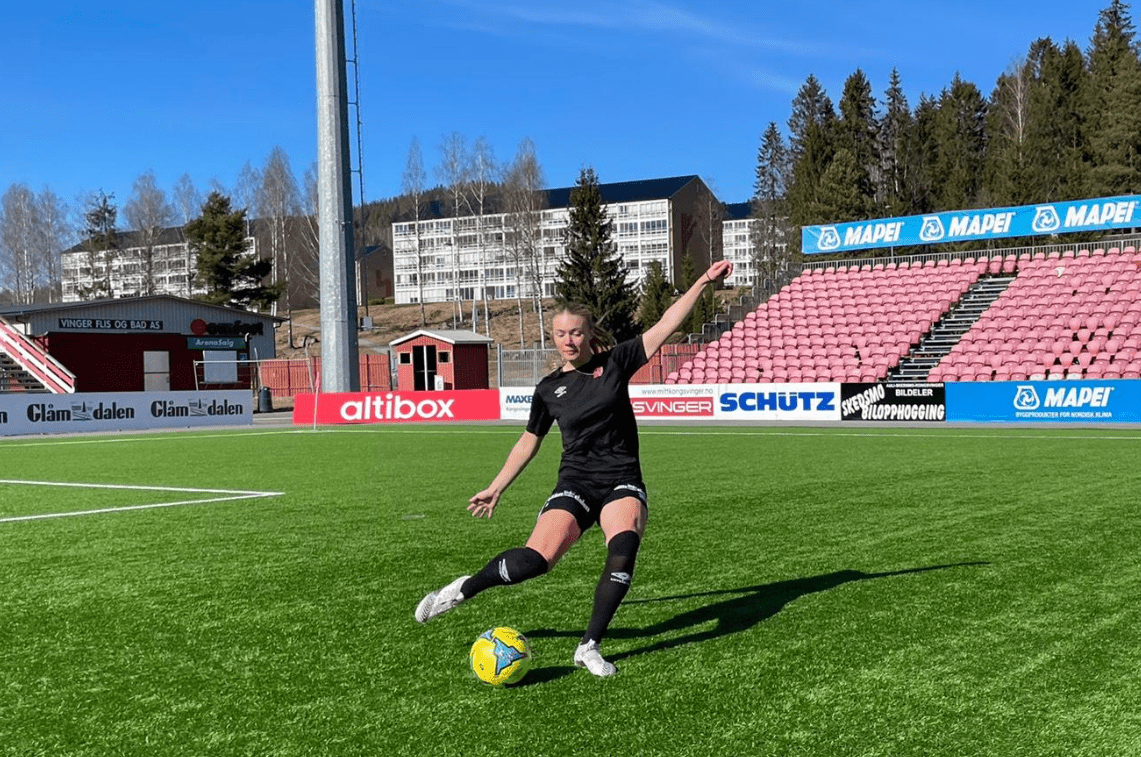 bildet viser Amanda Lysø