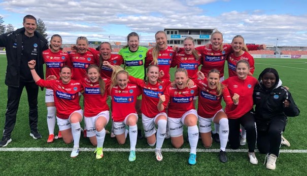 bildet viser Seier mot Raufoss i serieåpningen