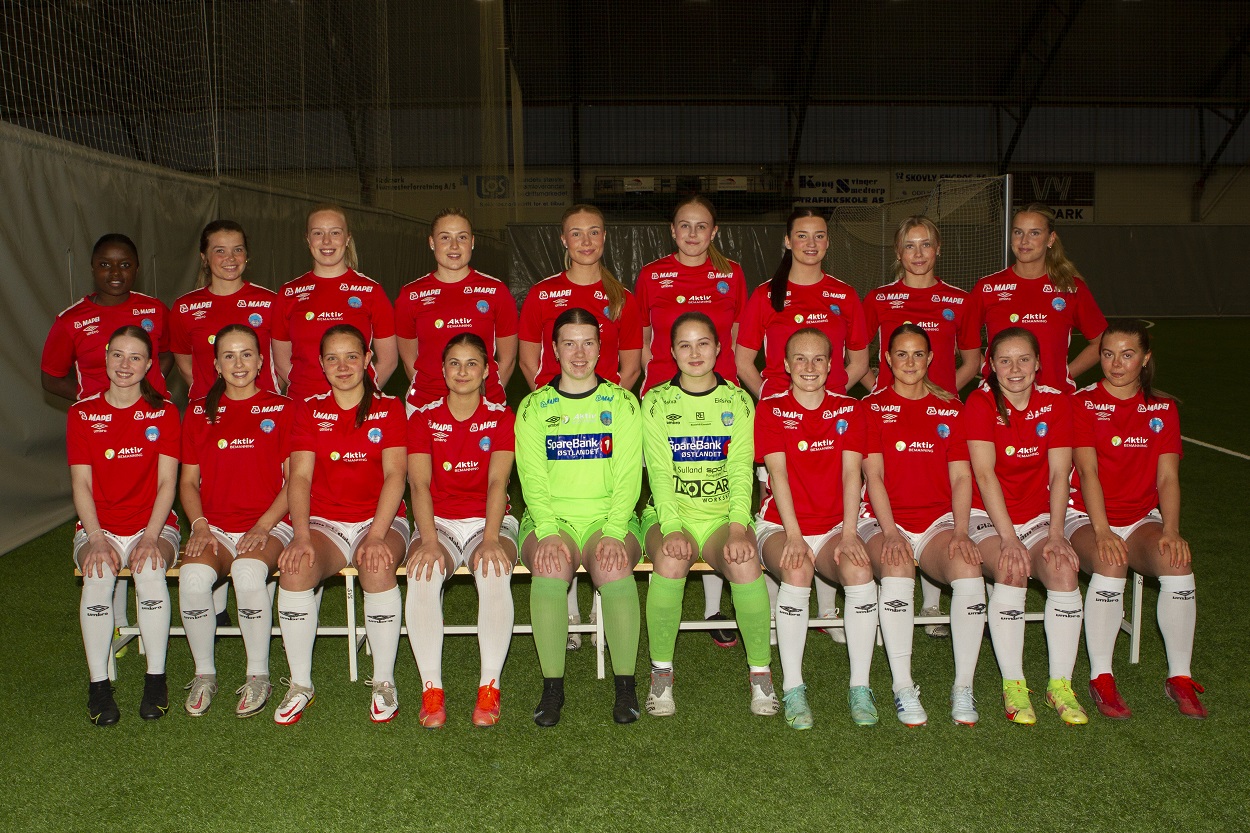 bildet viser Lagbilde KIL Kvinner A 2022