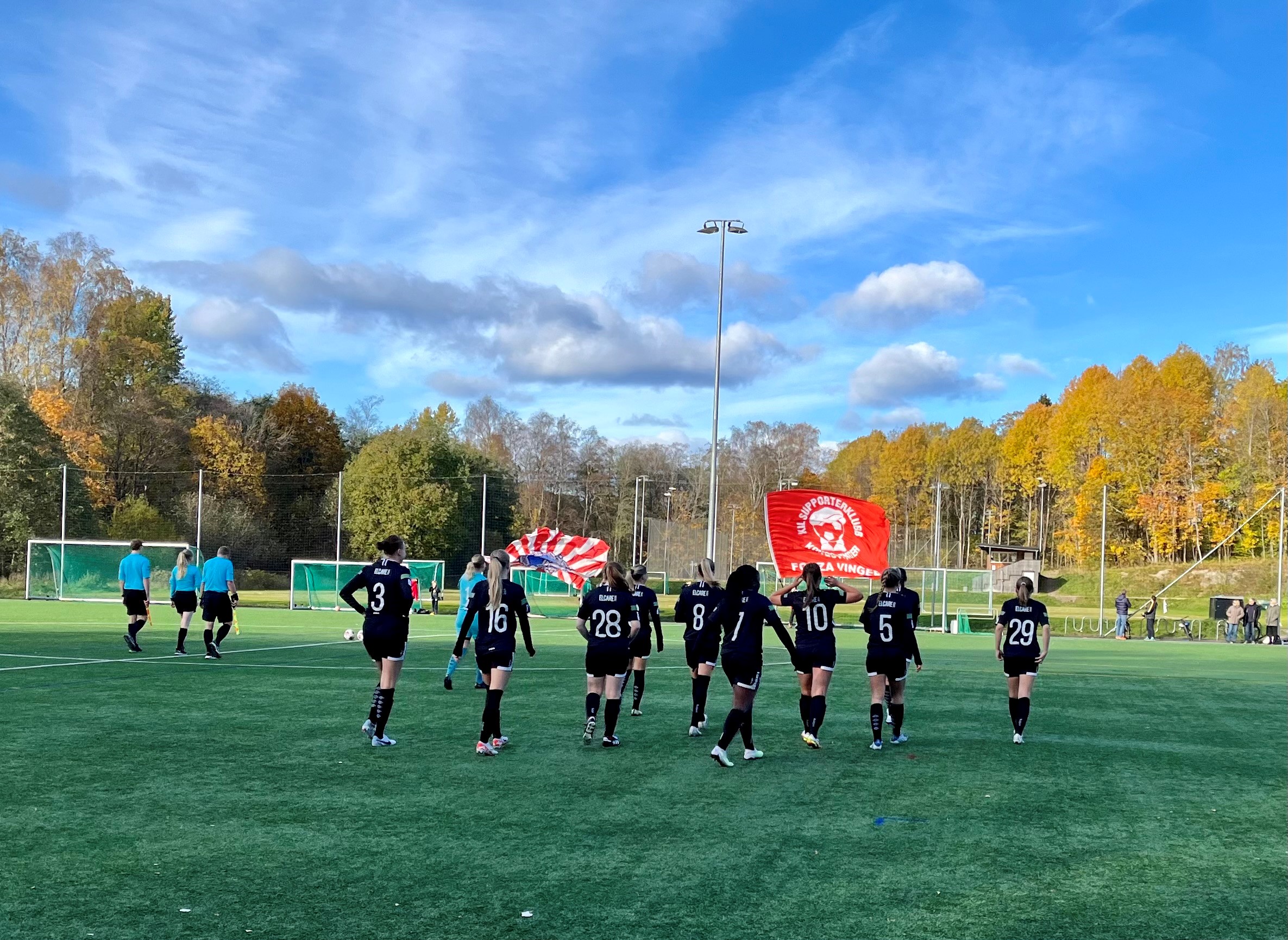 Før kampen Lyn - KIL