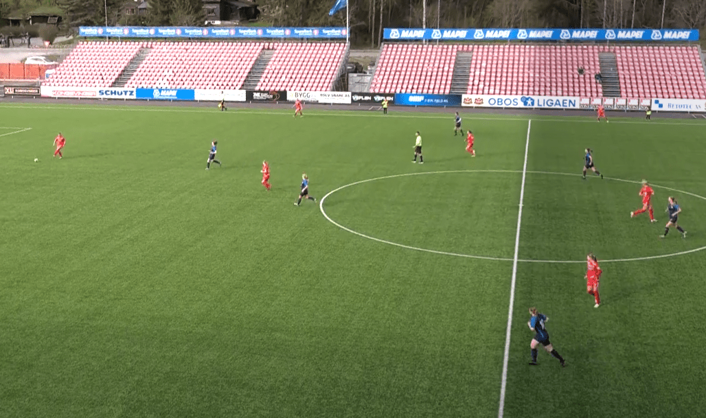 Bilde fra kampen KIL mot Frigg