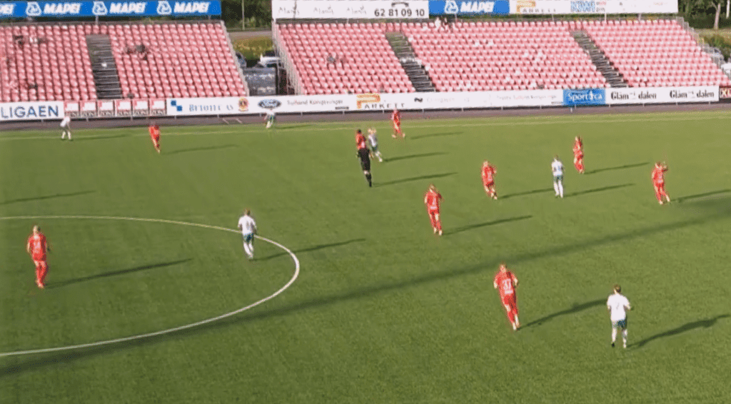 Fra kampen mellom KIL og Hamkam