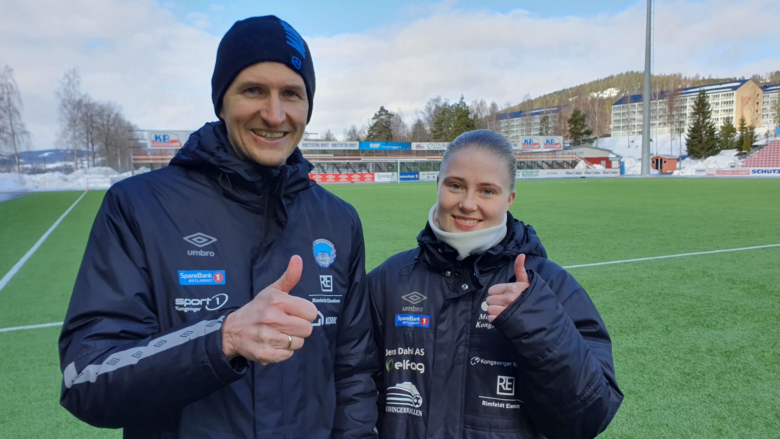 Bilde av Tale Buvarp og Rune Skasberg