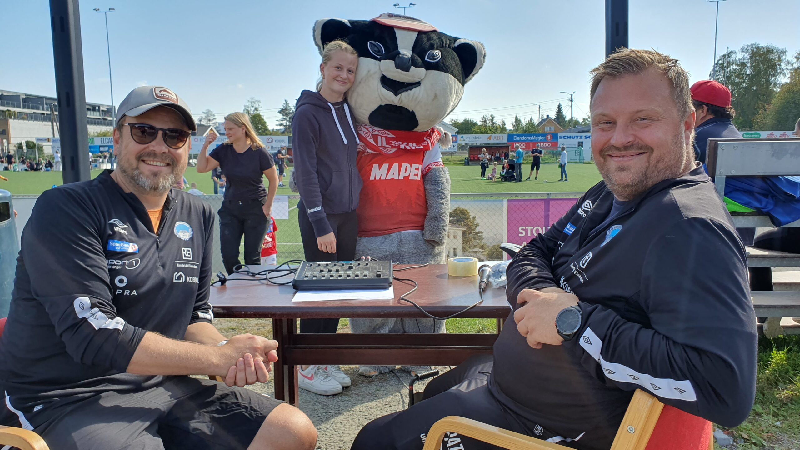 bildet viser Styreleder Kjetil Moe Løberg og sportslig leder Patrick Holtet i KIL Fotball