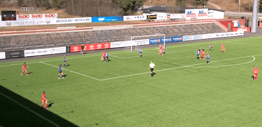 Oversiktsbilde fra kampen KIL mot Stabæk