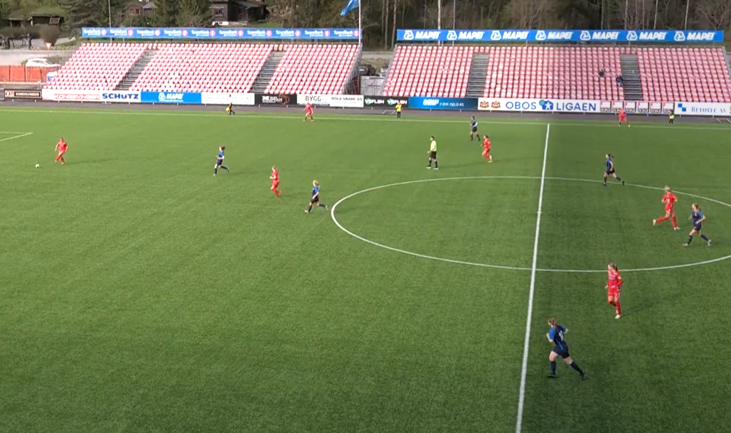Bilde fra kampen KIL mot Frigg