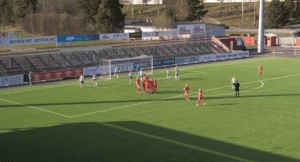 Bilde fra kampen KIL mot Kolbotn i J19 NM